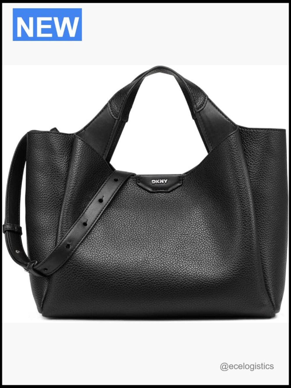 Top Handle Satchel with Crossbody Strap - Polyurethane Leather